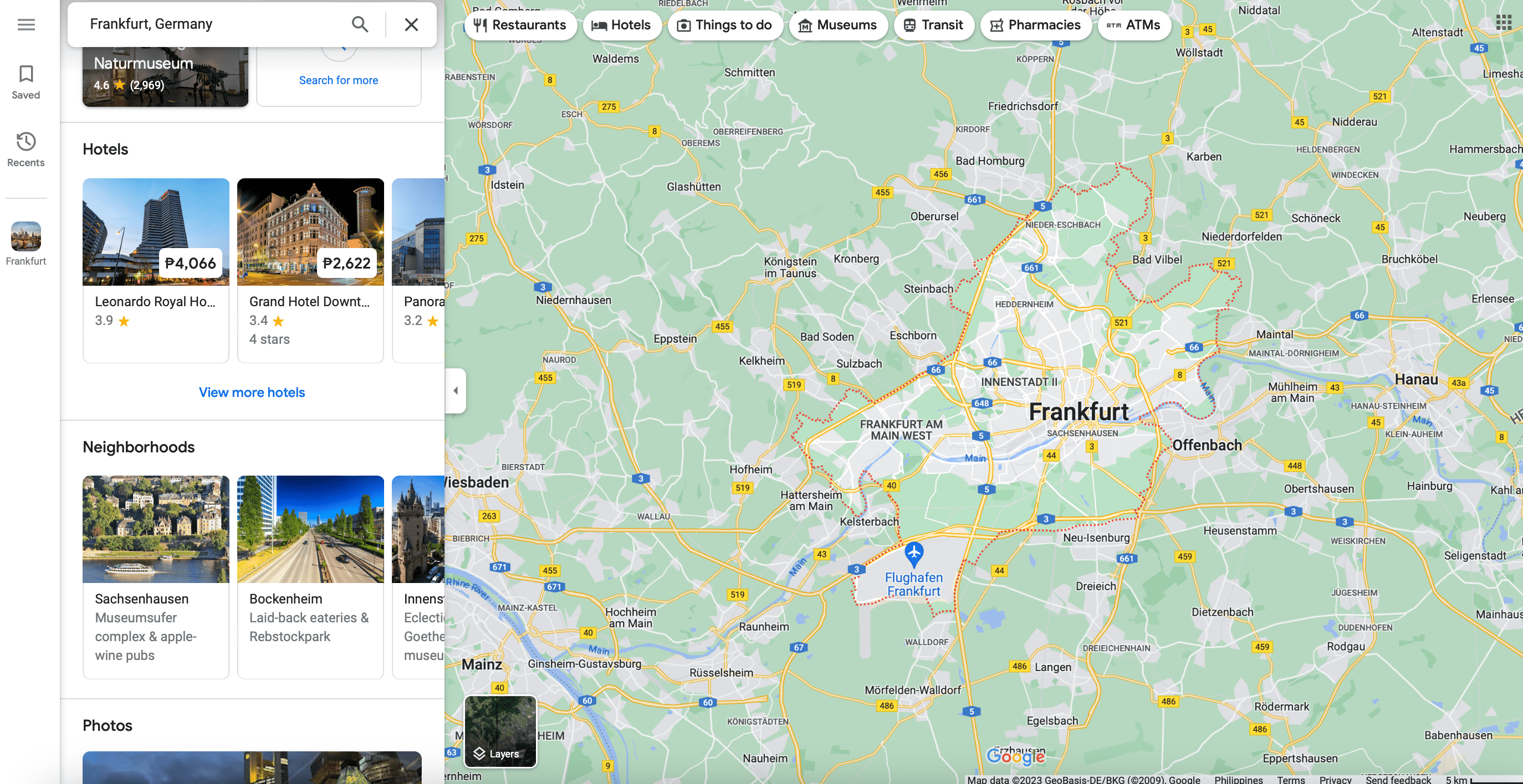 Google Maps Germany Frankfurt Am Main www.mara-solutions.com